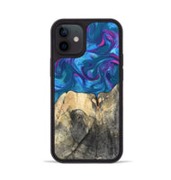 iPhone 12 Wood Phone Case - Vikki (Purple, 820111)