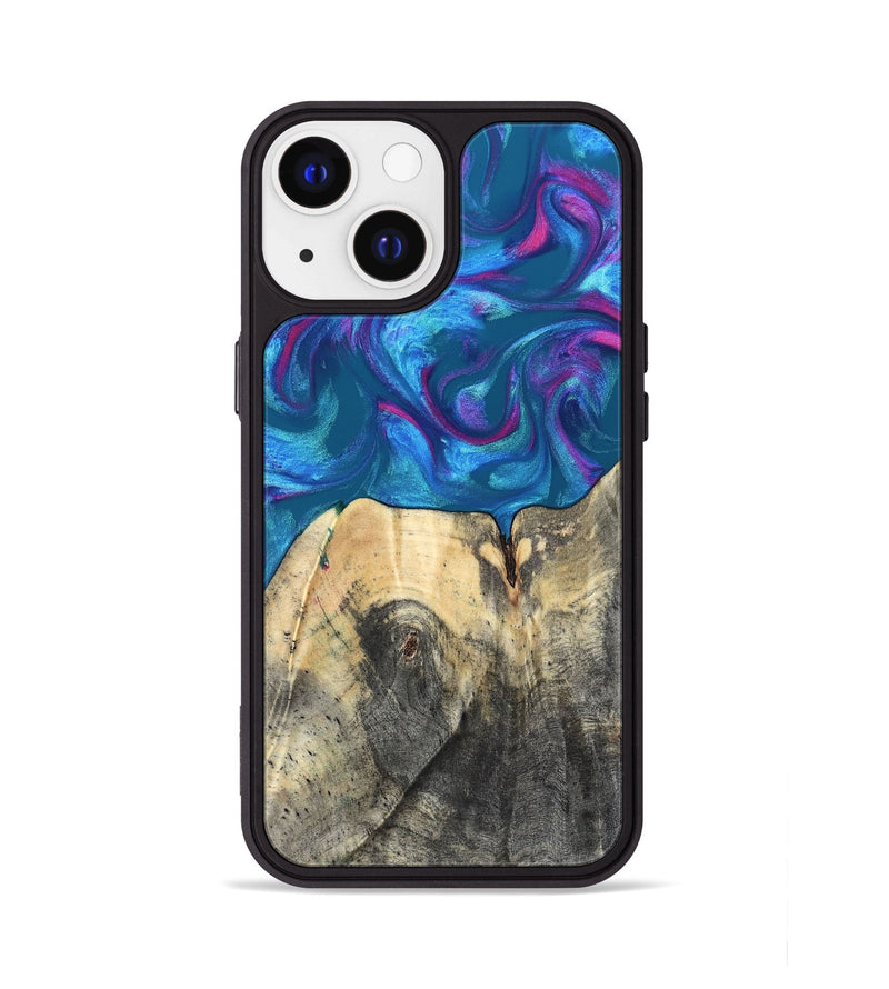 iPhone 13 Wood Phone Case - Vikki (Purple, 820111)