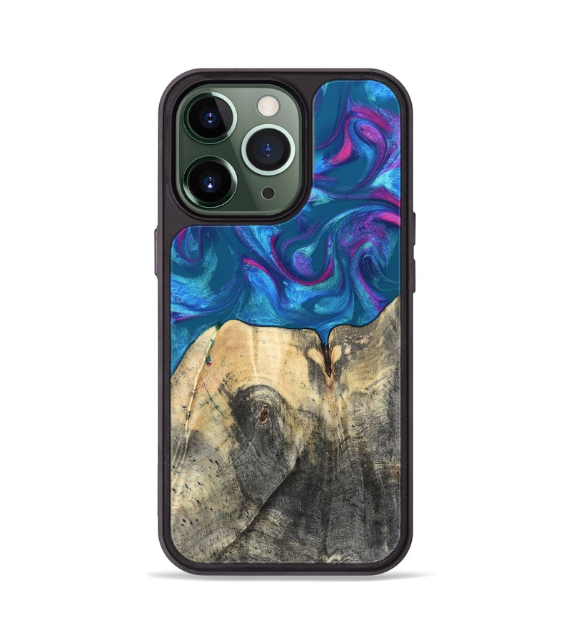 iPhone 13 Pro Wood Phone Case - Vikki (Purple, 820111)