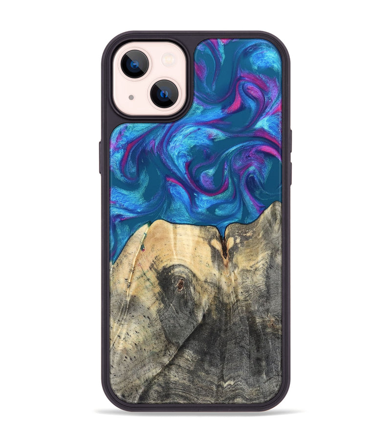 iPhone 14 Plus Wood Phone Case - Vikki (Purple, 820111)