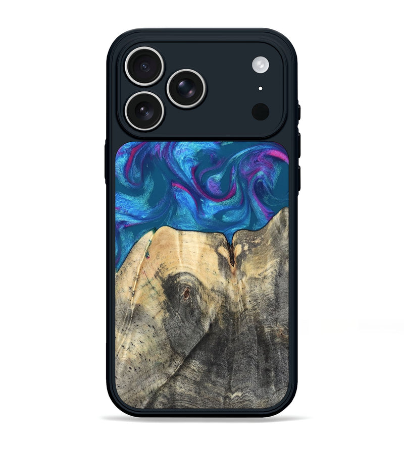 iPhone 17 Pro Max Wood Phone Case - Vikki (Purple, 820111)