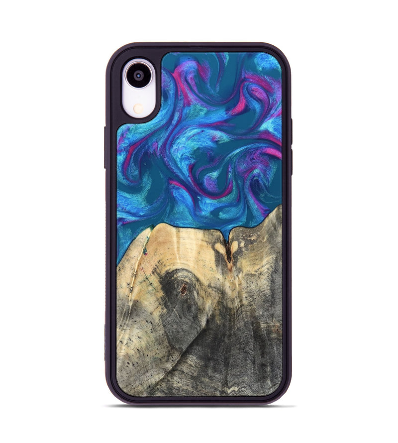 iPhone Xr Wood Phone Case - Vikki (Purple, 820111)