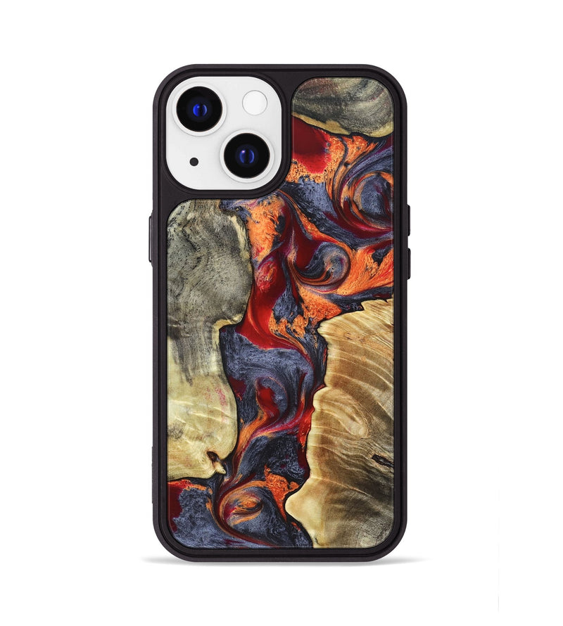 iPhone 13 Wood Phone Case - Donn (Red, 820113)