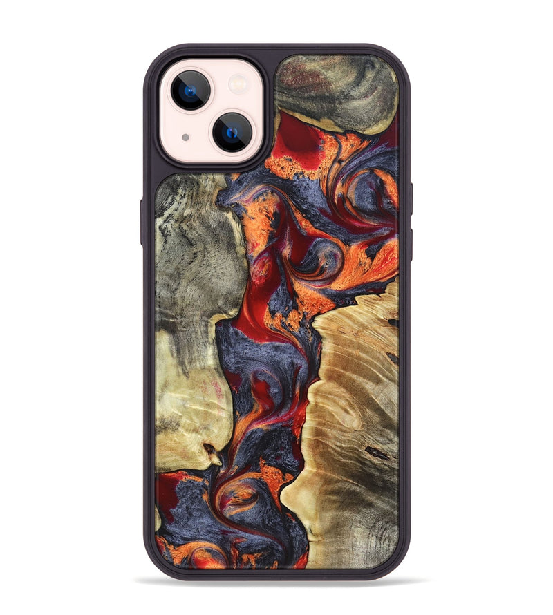 iPhone 14 Plus Wood Phone Case - Donn (Red, 820113)