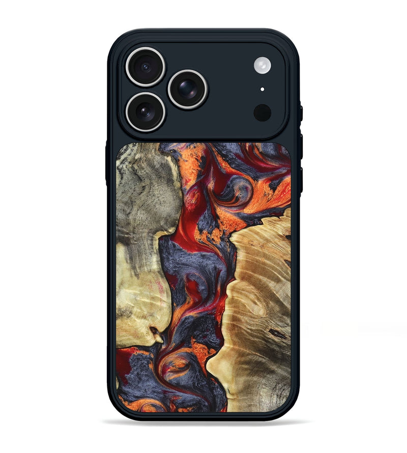 iPhone 17 Pro Max Wood Phone Case - Donn (Red, 820113)
