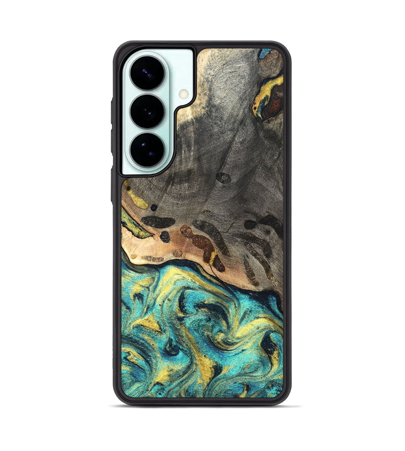 Galaxy S26 Plus Wood Phone Case - Santos (Teal & Gold, 820117)