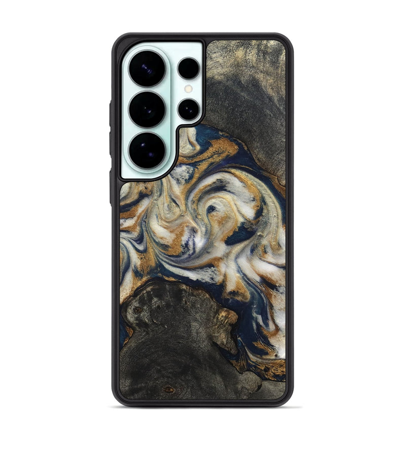 Galaxy S26 Ultra Wood Phone Case - Stephen (Teal & Gold, 820121)