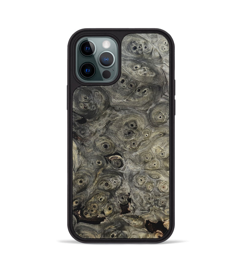iPhone 12 Pro Wood Phone Case - Berkley (Black & White, 820125)