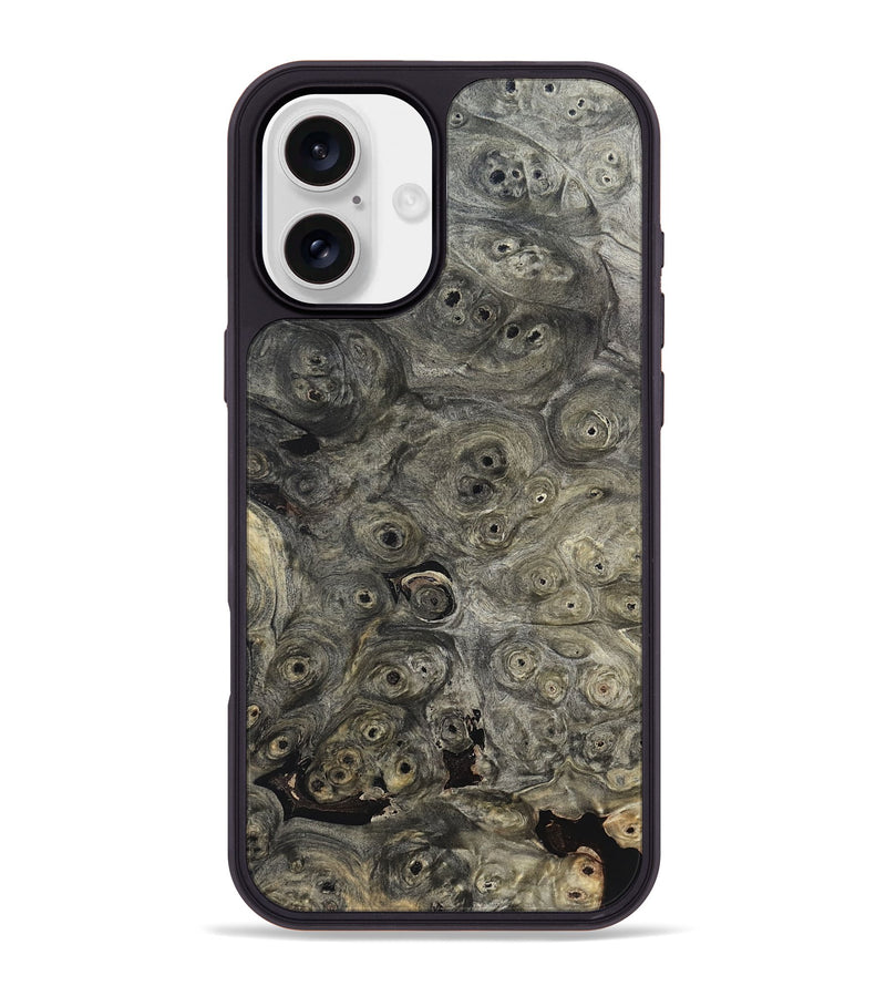 iPhone 16 Plus Wood Phone Case - Berkley (Black & White, 820125)