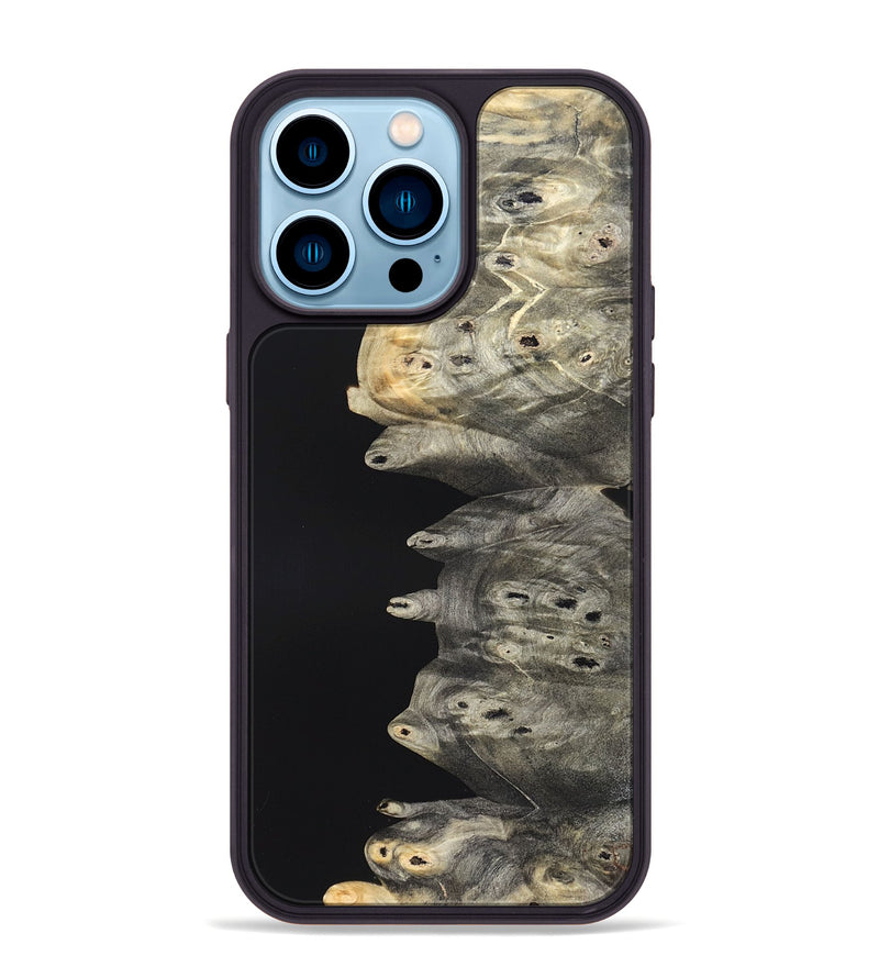 iPhone 14 Pro Max Wood Phone Case - Luis (Wood Burl, 820126)