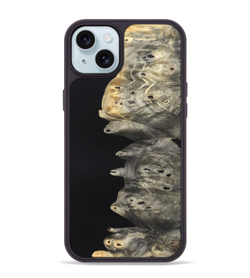 iPhone 15 Plus Wood Phone Case - Luis (Wood Burl, 820126)