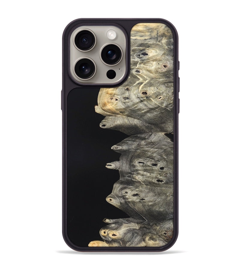 iPhone 15 Pro Max Wood Phone Case - Luis (Wood Burl, 820126)