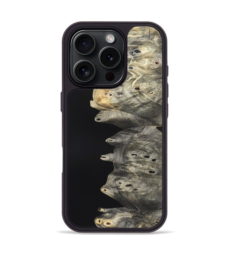 iPhone 16 Pro Wood Phone Case - Luis (Wood Burl, 820126)