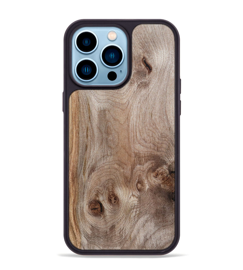 iPhone 14 Pro Max Wood Phone Case - Ursula (Wood Burl, 820127)