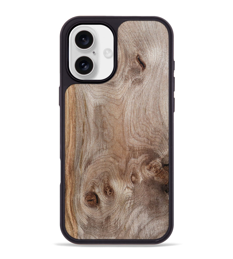 iPhone 16 Plus Wood Phone Case - Ursula (Wood Burl, 820127)