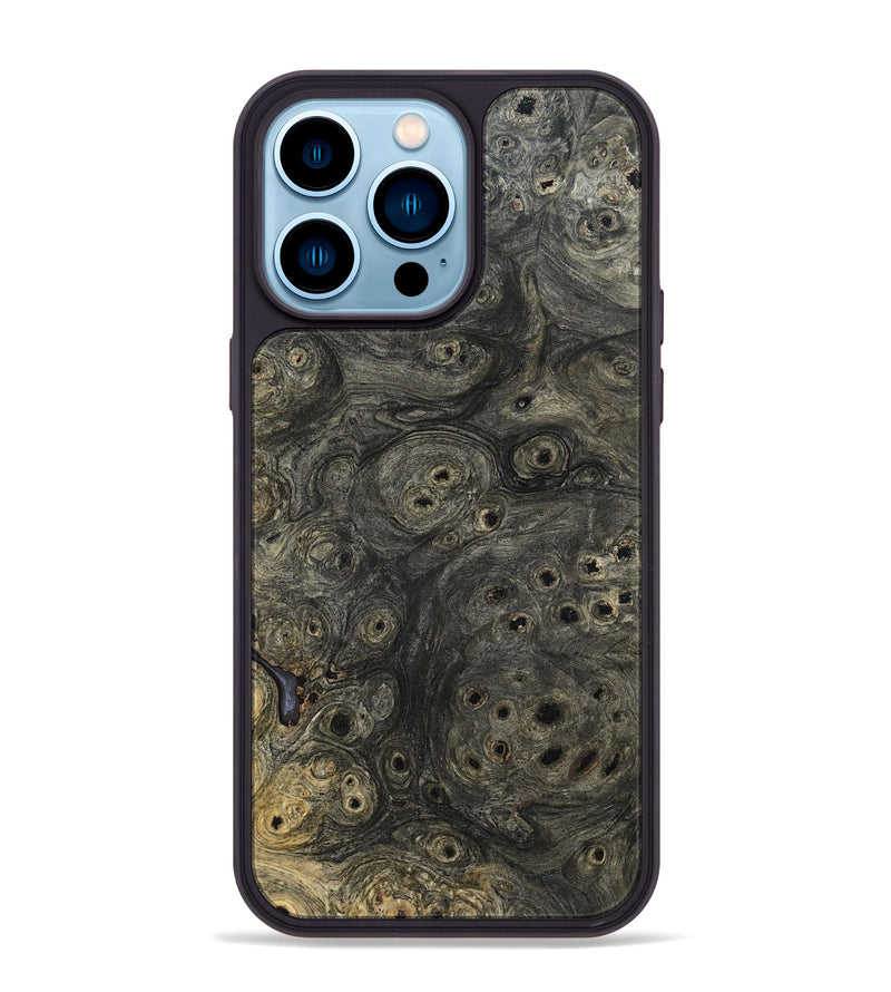 iPhone 14 Pro Max Wood Phone Case - Noa (Wood Burl, 820128)