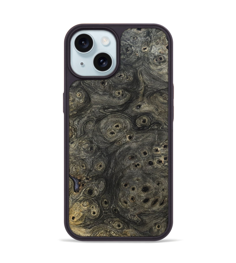 iPhone 15 Wood Phone Case - Noa (Wood Burl, 820128)