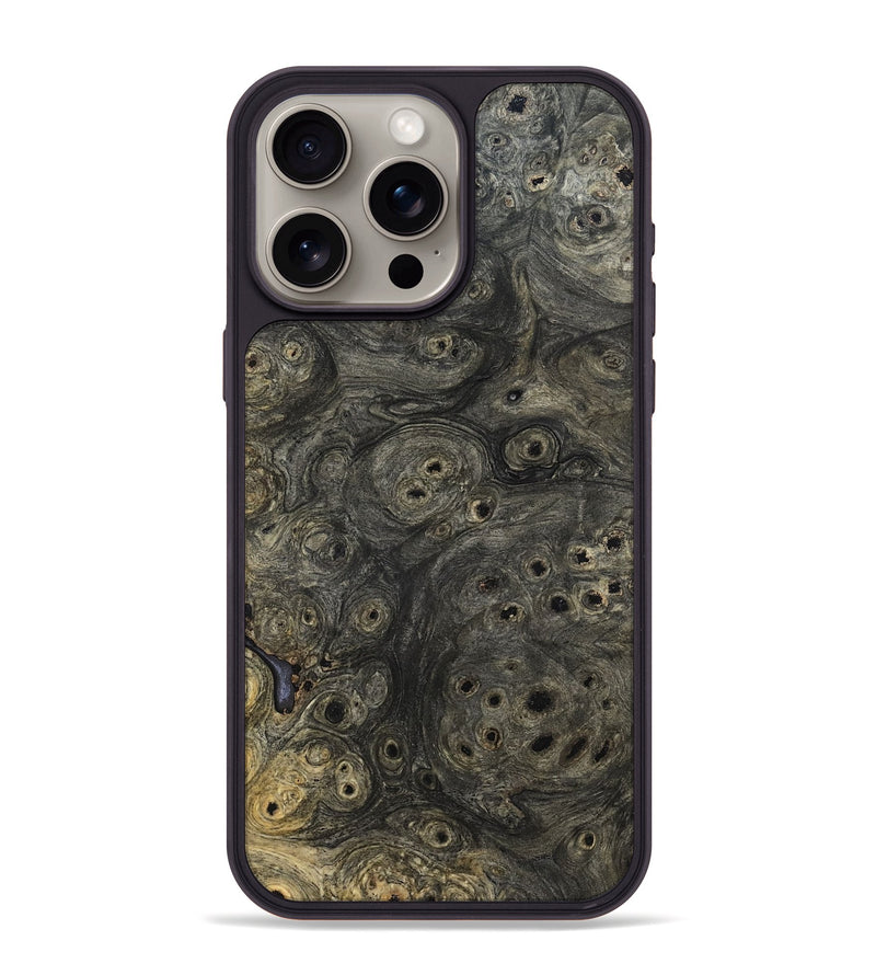 iPhone 15 Pro Max Wood Phone Case - Noa (Wood Burl, 820128)
