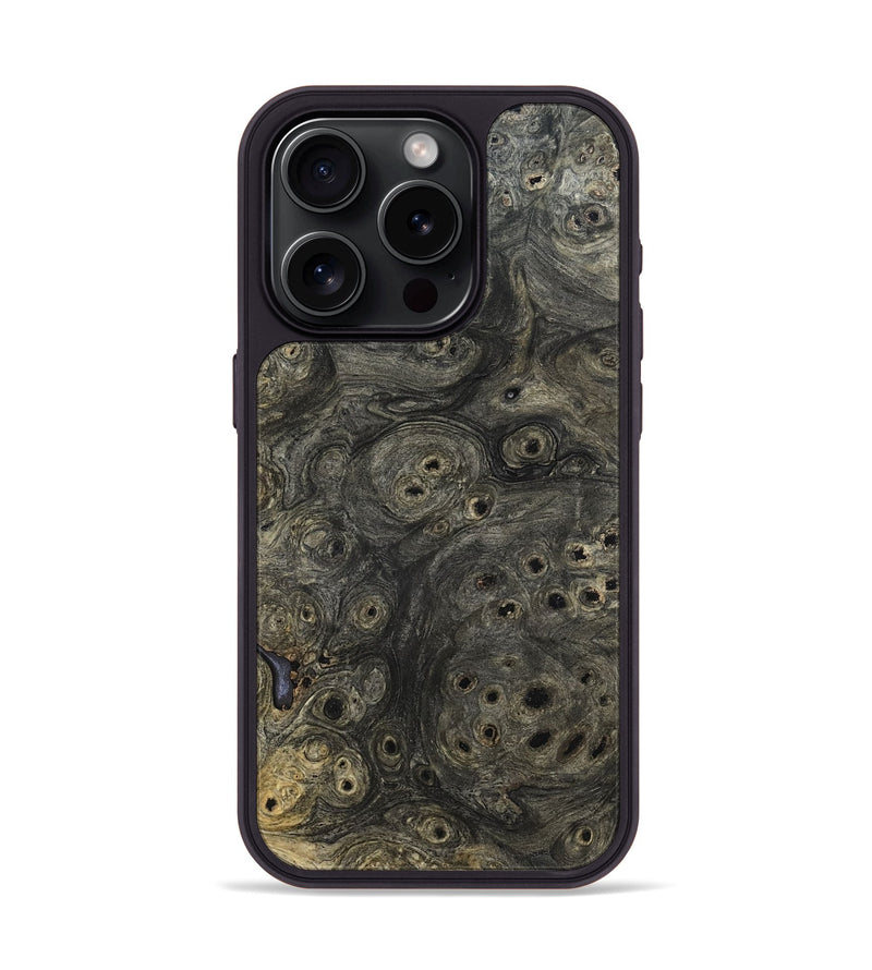 iPhone 15 Pro Wood Phone Case - Noa (Wood Burl, 820128)