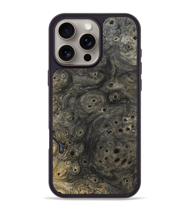 iPhone 16 Pro Max Wood Phone Case - Noa (Wood Burl, 820128)