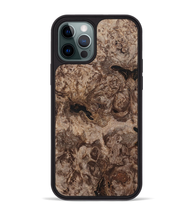 iPhone 12 Pro Max Wood Phone Case - Eithan (Wood Burl, 820129)
