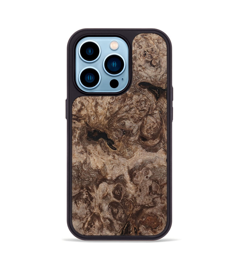 iPhone 14 Pro Wood Phone Case - Eithan (Wood Burl, 820129)