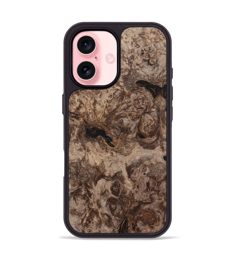 iPhone 16 Wood Phone Case - Eithan (Wood Burl, 820129)
