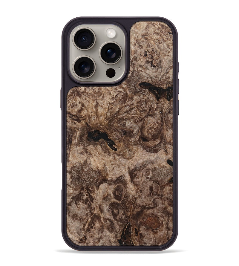 iPhone 16 Pro Max Wood Phone Case - Eithan (Wood Burl, 820129)