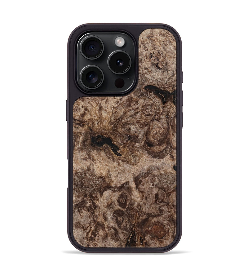 iPhone 16 Pro Wood Phone Case - Eithan (Wood Burl, 820129)