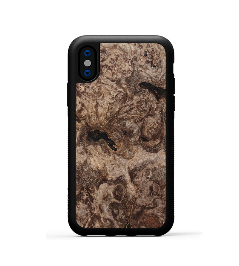 iPhone Xs Wood Phone Case - Eithan (Wood Burl, 820129)
