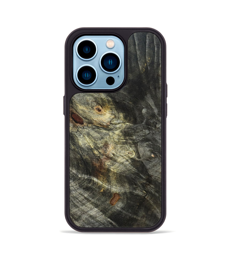 iPhone 14 Pro Wood Phone Case - Kirsten (Wood Burl, 820130)