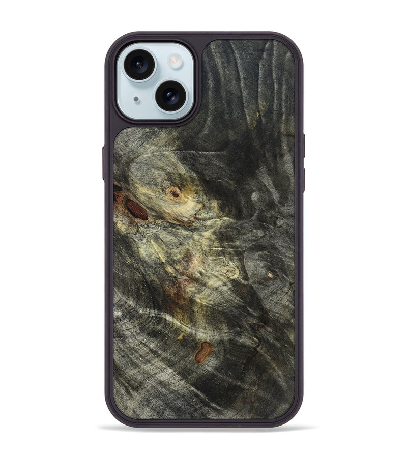 iPhone 15 Plus Wood Phone Case - Kirsten (Wood Burl, 820130)