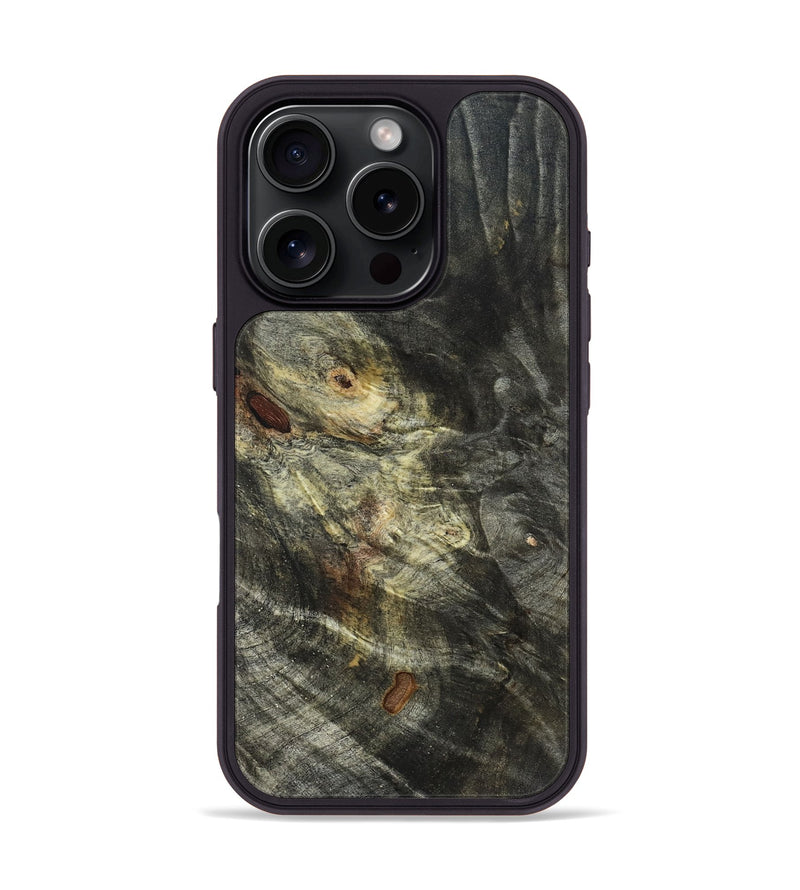 iPhone 16 Pro Wood Phone Case - Kirsten (Wood Burl, 820130)