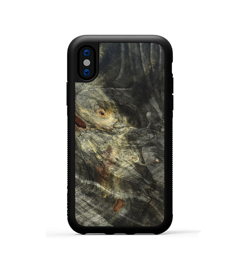 iPhone Xs Wood Phone Case - Kirsten (Wood Burl, 820130)