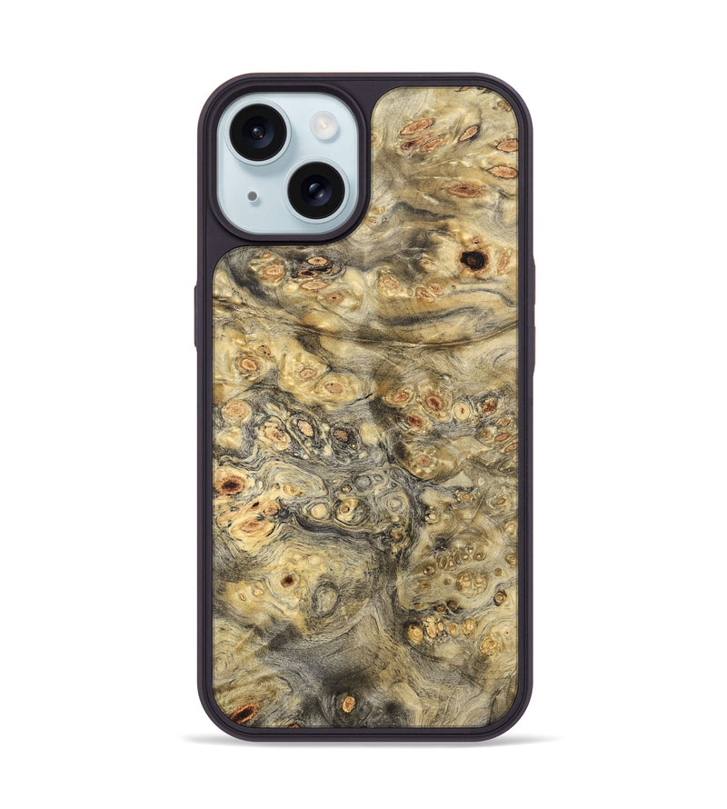 iPhone 15 Wood Phone Case - Doc (Wood Burl, 820133)