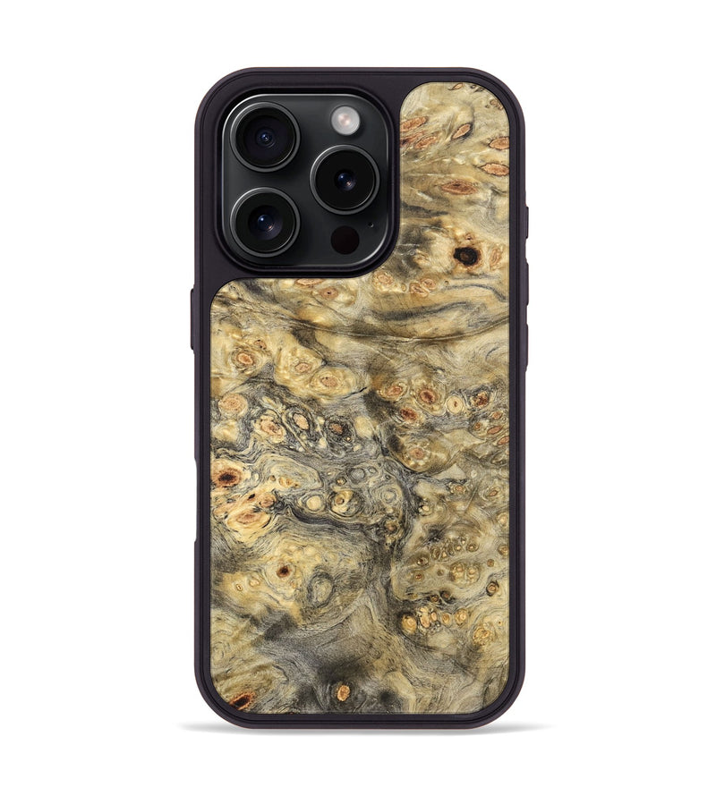 iPhone 16 Pro Wood Phone Case - Doc (Wood Burl, 820133)