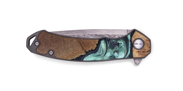 EDC Wood Pocket Knife - Glenda (Green, 820134)