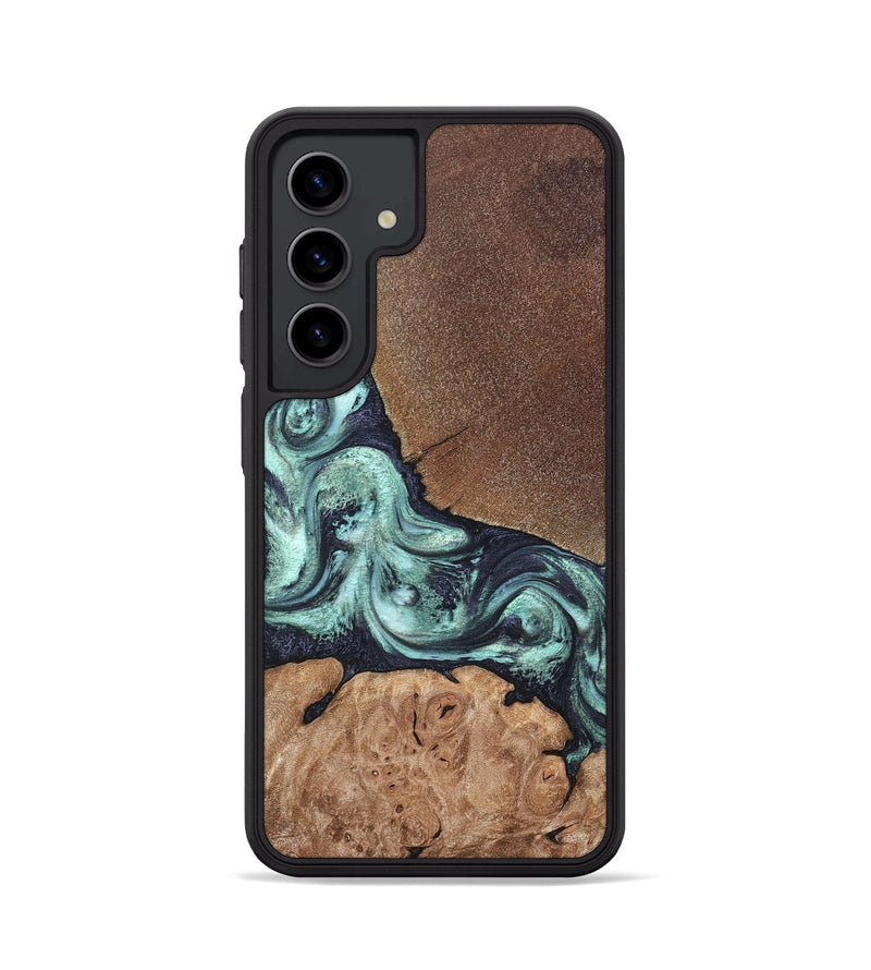 Galaxy S24 Wood Phone Case - Glenda (Green, 820134)
