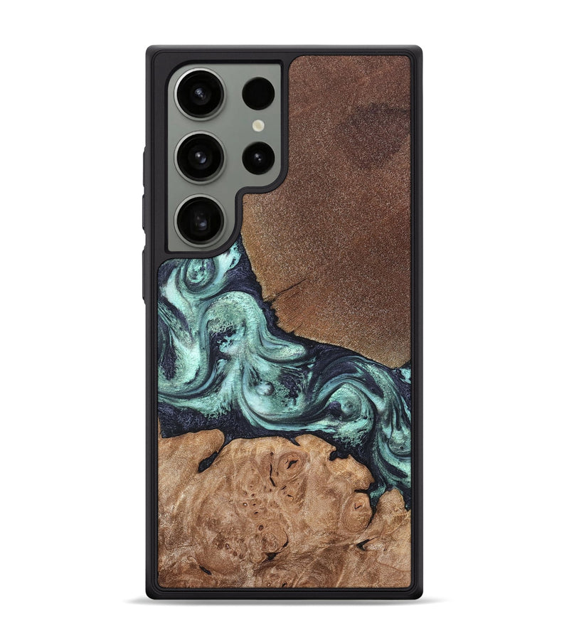 Galaxy S24 Ultra Wood Phone Case - Glenda (Green, 820134)