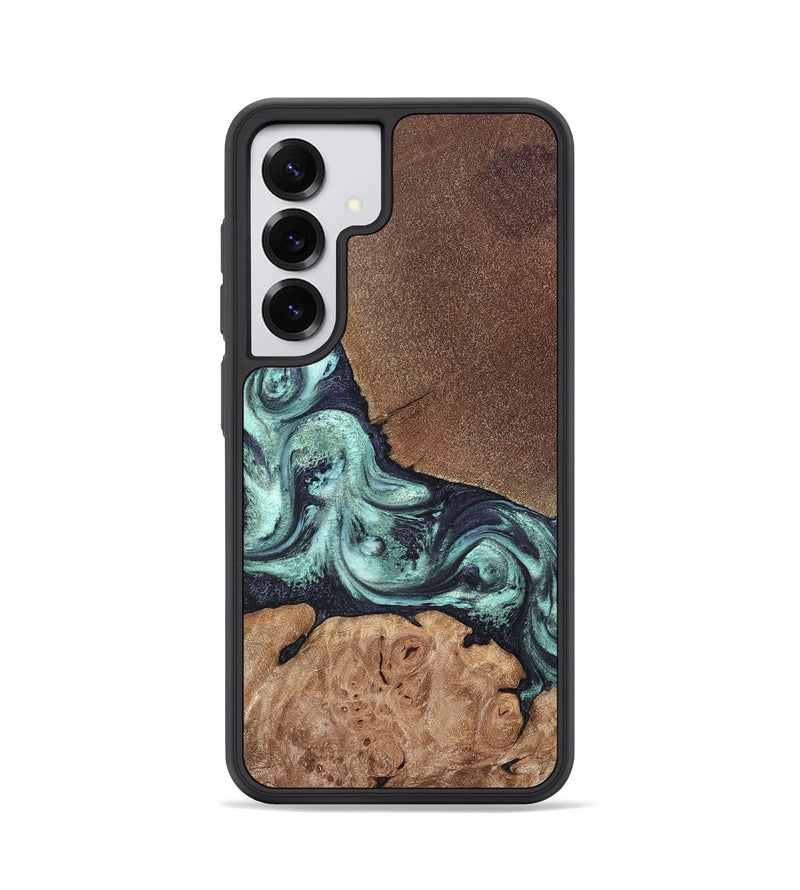 Galaxy S25 Wood Phone Case - Glenda (Green, 820134)