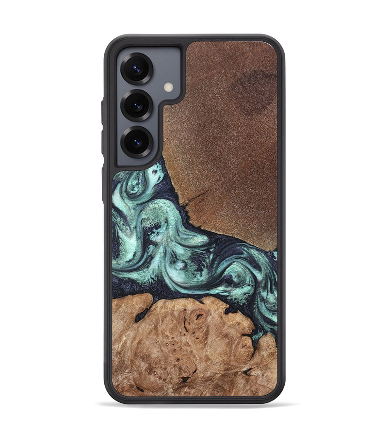 Galaxy S25 Plus Wood Phone Case - Glenda (Green, 820134)