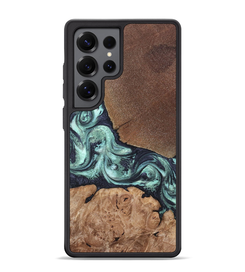 Galaxy S25 Ultra Wood Phone Case - Glenda (Green, 820134)