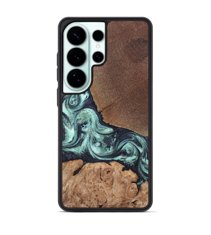 Galaxy S26 Ultra Wood Phone Case - Glenda (Green, 820134)