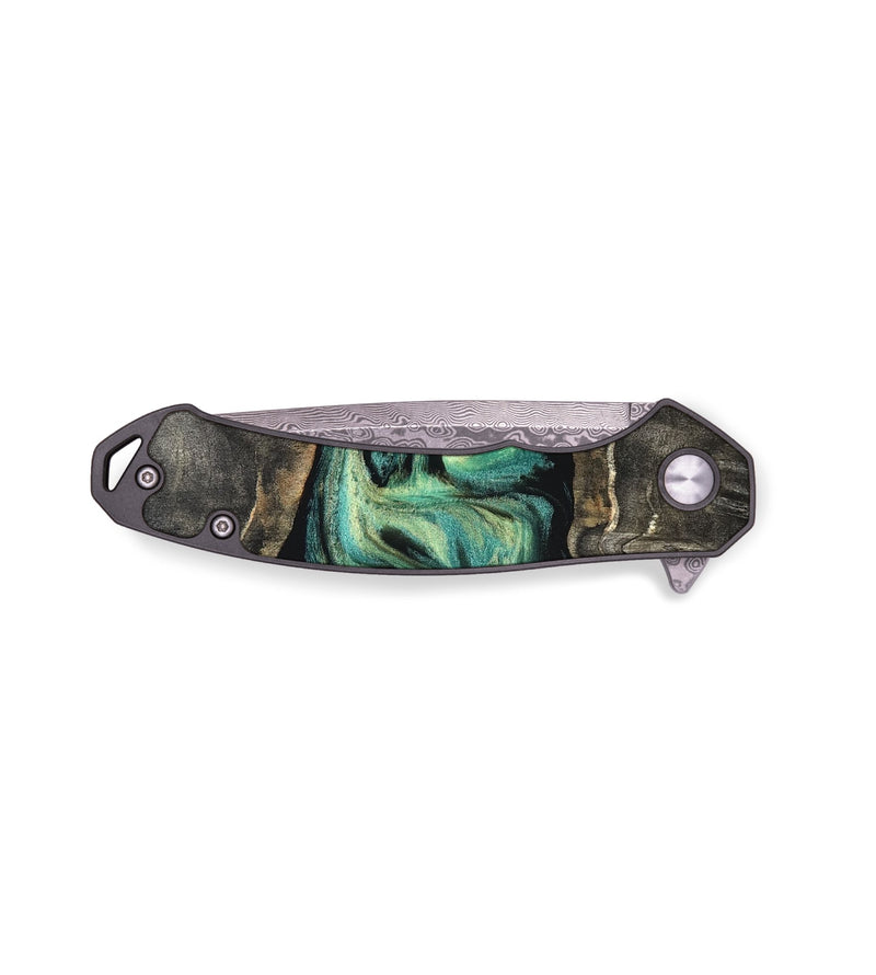 EDC Wood Pocket Knife - Mael (Green, 820135)