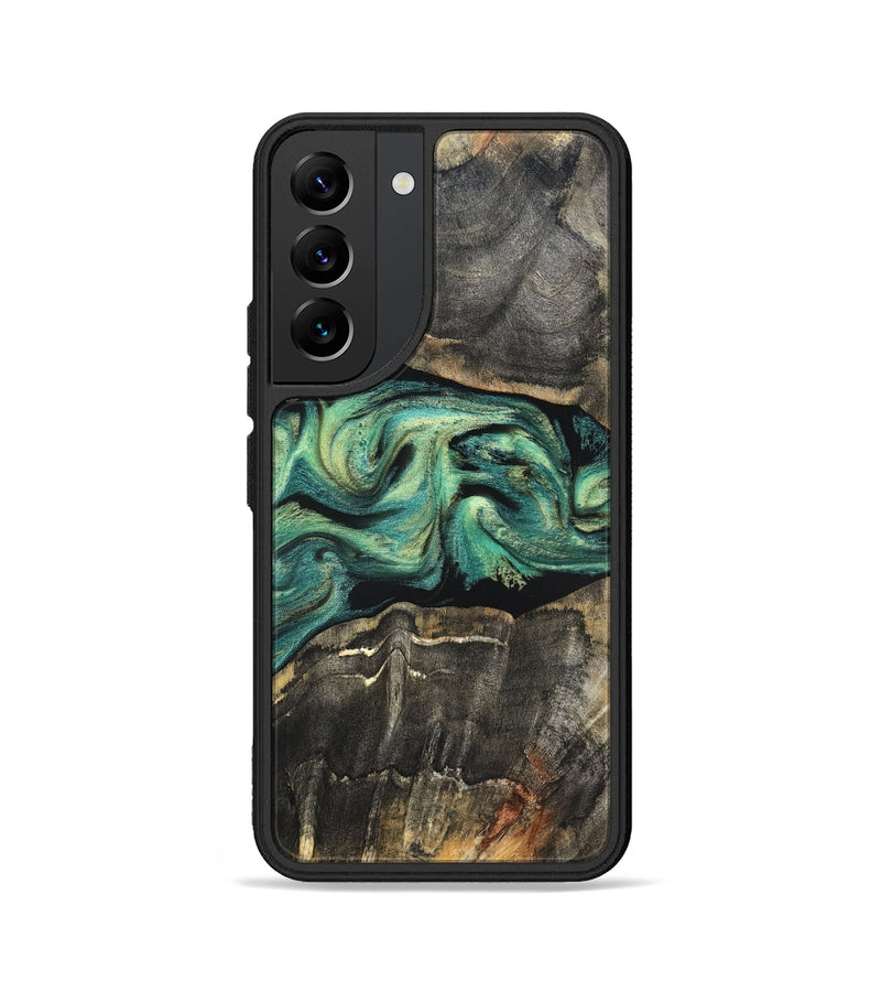 Galaxy S22 Wood Phone Case - Mael (Green, 820135)
