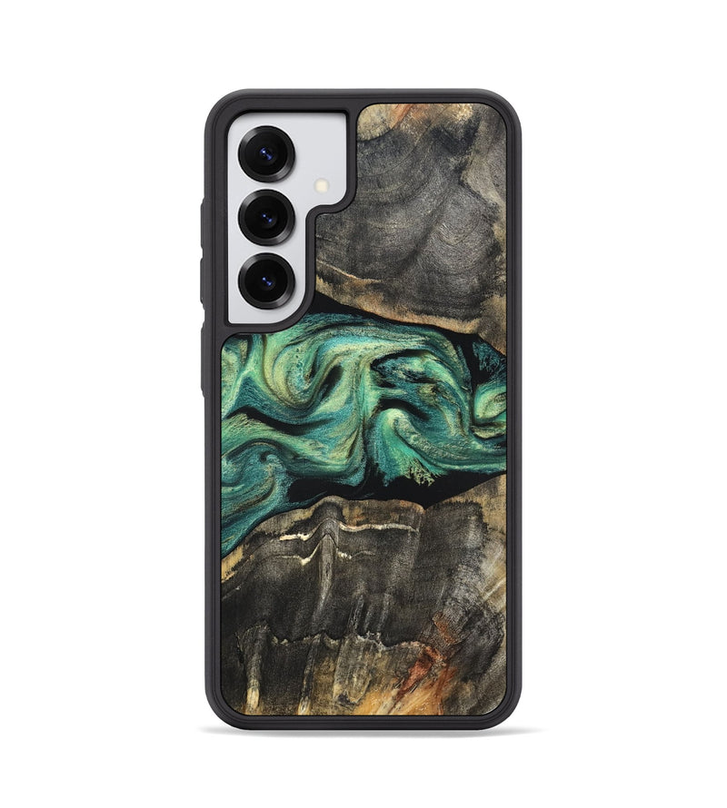 Galaxy S25 Wood Phone Case - Mael (Green, 820135)