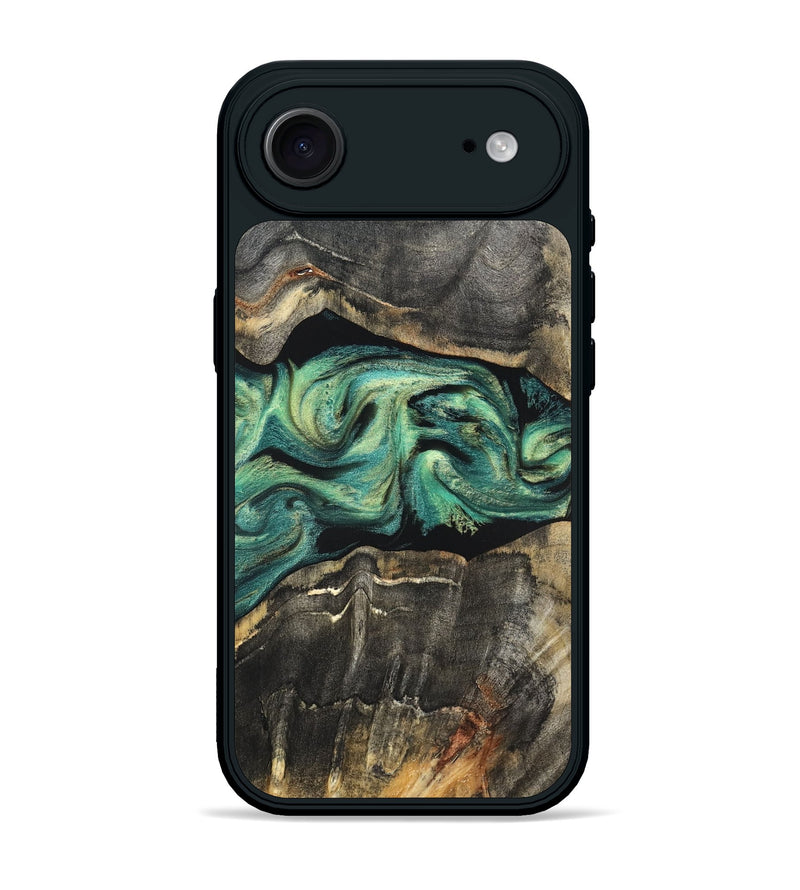 iPhone 17 Air Wood Phone Case - Mael (Green, 820135)