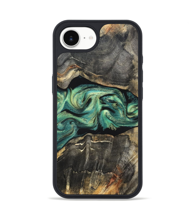 iPhone 17e Wood Phone Case - Mael (Green, 820135)