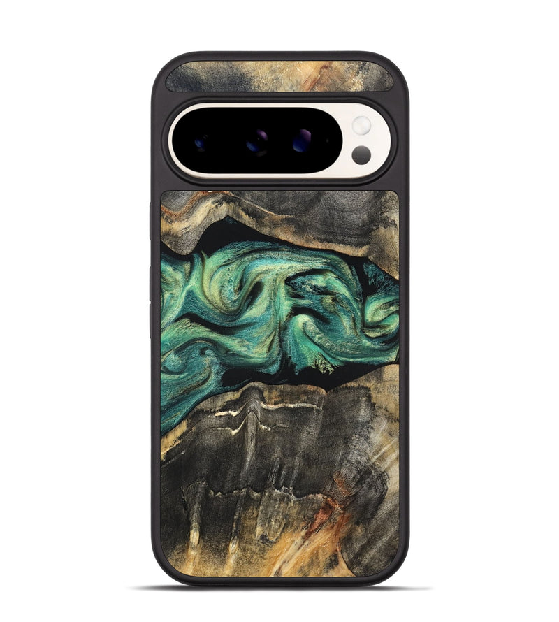 Pixel 9 Wood Phone Case - Mael (Green, 820135)