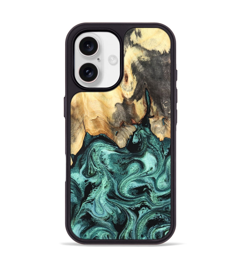 iPhone 17 Wood Phone Case - Hiram (Green, 820136)
